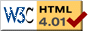Valid HTML 4.01! - Prüfung der HTML-Seite auf W3C-Konformitt